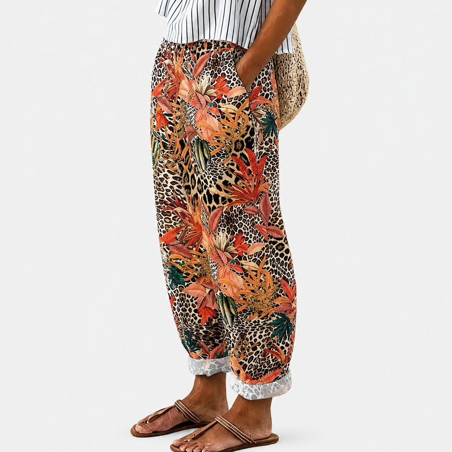 Pantaloni Comfort Wild Garden