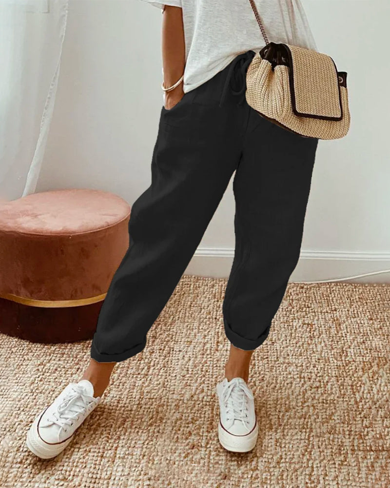Pantaloni Fluidi Comodi ed Eleganti