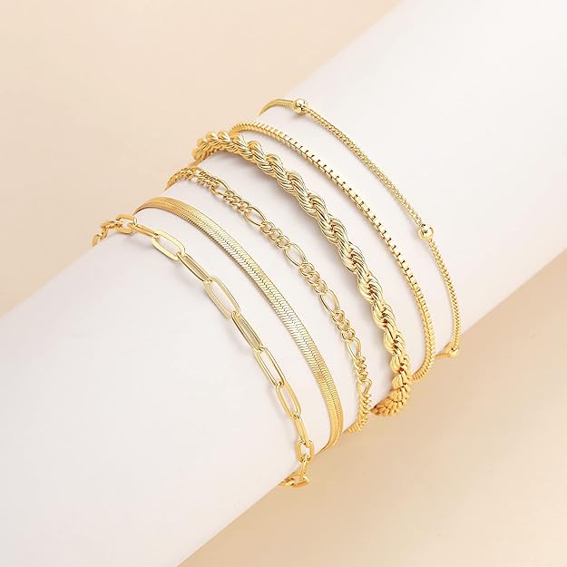 Set di Braccialetti Isabella Vernetta | Dorato
