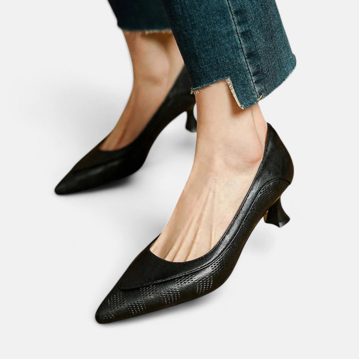 Tacchi in pelle Amara